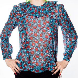 Robert Rodriguez Womens Juliette Floral Print